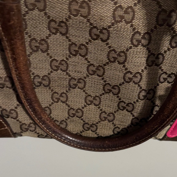Gucci Brown Monogram Canvas Tote - Picture 7 of 10